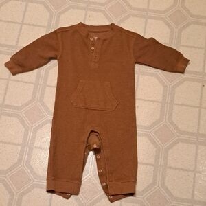 4/$20- George Cozy Tan Kids Footie